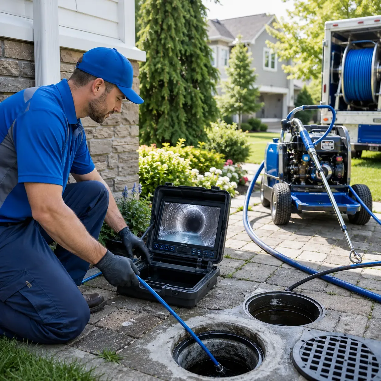 Outdoor drain cleaning professionals serving Racine, WV