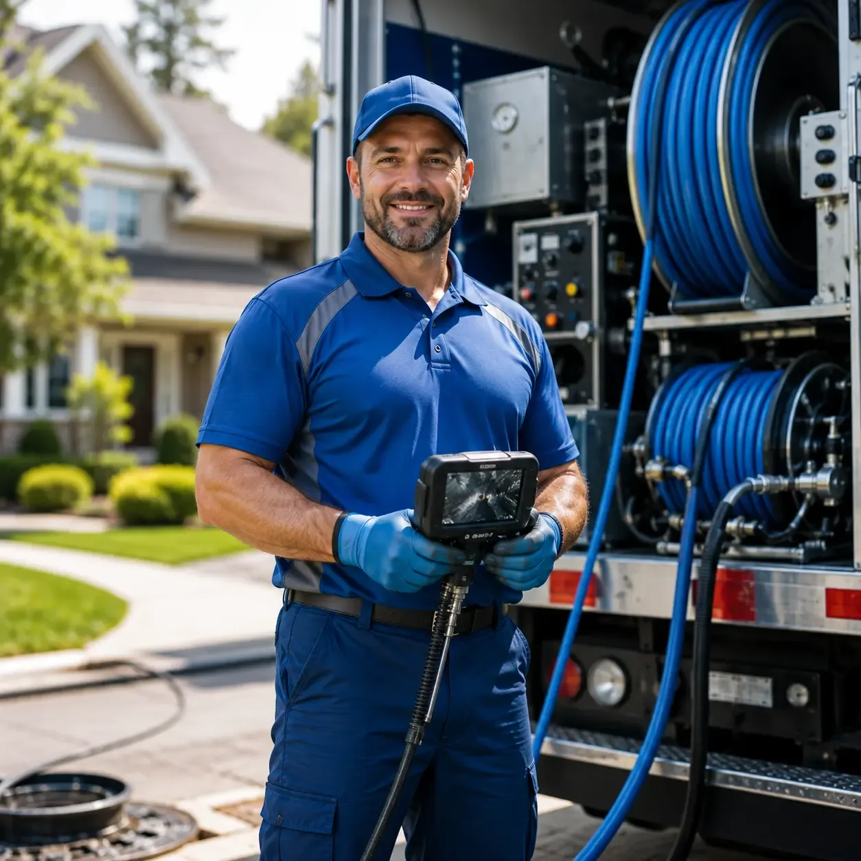 Local outdoor drain cleaning specialists in Racine, WV